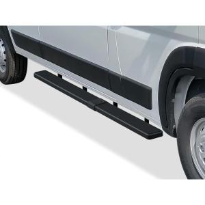imageAPS Running Boards 5in Black Compatible with Ram ProMaster 20142025 Full Size Van 136 inches 159 inches Wheelbase 3Door Stainless Steel Nerf Bars Side Steps Side BarsAluminum Black