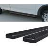 imageAPS Running Boards 5inch Black Compatible with Ford F150 19992003 Super Cab 4Door Include 04 Heritage ampamp F250LD 19992003 3Door Light Duty ONLY Stainless Steel Nerf Bars Side Steps Side BarsAluminum Black