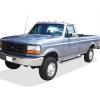 imageAPS Running Boards 6 inches Compatible with Ford FSeries Bronco 19801996 Regular Cab Will Not Fit Factory Reinforced Heavy Duty Frames 304 Stainless Steel Nerf Bars Side Steps Side BarsSilver