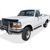 imageAPS Running Boards 6 inches Compatible with Ford FSeries Bronco 19801996 Regular Cab Will Not Fit Factory Reinforced Heavy Duty Frames 304 Stainless Steel Nerf Bars Side Steps Side BarsAluminum Silver