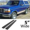 imageAPS Running Boards 6 inches Compatible with Ford FSeries Bronco 19801996 Regular Cab Will Not Fit Factory Reinforced Heavy Duty Frames 304 Stainless Steel Nerf Bars Side Steps Side BarsBlack