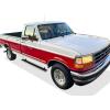 imageAPS Running Boards 6 inches Compatible with Ford FSeries Bronco 19801996 Regular Cab Will Not Fit Factory Reinforced Heavy Duty Frames 304 Stainless Steel Nerf Bars Side Steps Side BarsStainless Steel Polished