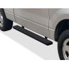 imageAPS Running Boards Nerf Bars Side Steps Step Bars Compatible with Ford F150 20042008 Regular Cab Exclude 04 Heritage Stainless Steel Black Powder Coated 5 inchesAluminum Black