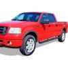 imageAPS Running Boards Nerf Bars Side Steps Step Bars Compatible with Ford F150 20042008 SuperCrew Cab Exclude 04 Heritage Edition Silver 5in 304 Stainless SteelStainless Steel Black