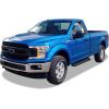 imageAPS Running Boards Nerf Bars Side Steps Step Bars Compatible with Ford F150 20152025 Regular Cab ampamp F250 F350 Super Duty 20172025 Silver 6in 304 Stainless SteelAluminum Black