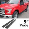 imageAPS Running Boards Nerf Bars Side Steps Step Bars Compatible with Ford F150 20152025 Regular Cab ampamp F250 F350 Super Duty 20172025 Silver 6in 304 Stainless SteelStainless Steel Black