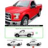 imageAPS Running Boards Nerf Bars Side Steps Step Bars Compatible with Ford F150 20152025 Regular Cab ampamp F250 F350 Super Duty 20172025 Silver 6in 304 Stainless SteelStainless Steel Black