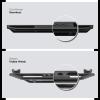 imageAPS Running Boards Nerf Bars Side Steps Step Bars Compatible with Jeep Wrangler 19872006 Stainless Steel Black Powder Coated 5 inchesStainless Steel