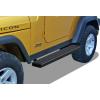 imageAPS Running Boards Nerf Bars Side Steps Step Bars Compatible with Jeep Wrangler 19872006 Stainless Steel Black Powder Coated 5 inchesStainless Steel Black