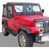 imageAPS Running Boards Nerf Bars Side Steps Step Bars Compatible with Jeep Wrangler 19872006 Stainless Steel Black Powder Coated 5 inchesStainless Steel Black