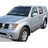 imageAPS Running Boards Nerf Bars Side Steps Step Bars Compatible with Nissan Pathfinder 20052012 Silver 5in 304 Stainless SteelAluminum Black