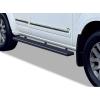 imageAPS Running Boards Nerf Bars Side Steps Step Bars Compatible with Nissan Pathfinder 20052012 Silver 5in 304 Stainless SteelAluminum Black