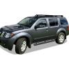 imageAPS Running Boards Nerf Bars Side Steps Step Bars Compatible with Nissan Pathfinder 20052012 Silver 5in 304 Stainless SteelAluminum Black