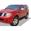 imageAPS Running Boards Nerf Bars Side Steps Step Bars Compatible with Nissan Pathfinder 20052012 Silver 5in 304 Stainless SteelAluminum Black