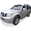 imageAPS Running Boards Nerf Bars Side Steps Step Bars Compatible with Nissan Pathfinder 20052012 Silver 5in 304 Stainless SteelAluminum Black