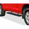 imageAPS Running Boards Nerf Bars Side Steps Step Bars Compatible with Toyota Tundra 20072017 Regular Cab Stainless Steel Black Powder Coated 5 inchesAluminum Black