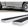 imageAPS Silver 6 inches Running Boards Nerf Bars Side Steps Compatible with Dodge Ram 1500 20092018 Quad CabAluminum Silver