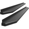 imageAPS Silver 6in 304 Stainless Steel Running Boards Nerf Bars Side Steps Compatible with Ford Ranger Mazda BSeries 19992011 Super Cab 4DoorAluminum Black