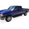 imageAPS Silver 6in 304 Stainless Steel Running Boards Nerf Bars Side Steps Compatible with Ford Ranger Mazda BSeries 19992011 Super Cab 4DoorAluminum Black