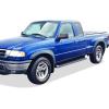 imageAPS Silver 6in 304 Stainless Steel Running Boards Nerf Bars Side Steps Compatible with Ford Ranger Mazda BSeries 19992011 Super Cab 4DoorAluminum Silver