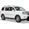 imageAPS Silver 6in 304 Stainless Steel Running Boards Nerf Bars Side Steps Compatible with Honda Pilot 20092015Aluminum Silver