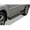 imageAPS Silver 6in 304 Stainless Steel Running Boards Nerf Bars Side Steps Compatible with Honda Pilot 20092015Stainless Steel Black