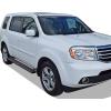 imageAPS Silver 6in 304 Stainless Steel Running Boards Nerf Bars Side Steps Compatible with Honda Pilot 20092015Stainless Steel Black