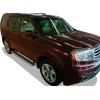 imageAPS Silver 6in 304 Stainless Steel Running Boards Nerf Bars Side Steps Compatible with Honda Pilot 20092015Stainless Steel Polished