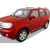imageAPS Silver 6in 304 Stainless Steel Running Boards Nerf Bars Side Steps Compatible with Honda Pilot 20092015Stainless Steel Polished