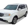 imageAPS Silver 6in 304 Stainless Steel Running Boards Nerf Bars Side Steps Compatible with Honda Pilot 20092015Stainless Steel Polished