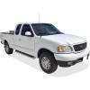 imageAPS Stainless Steel Black Powder Coated 5 inches Running Boards Side Steps Compatible with Ford F150 19992003 Super Cab 4Door Include 04 Heritage ampamp F250LD 19992003 3Door Light Duty ONLYAluminum Silver