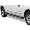 imageAPS Stainless Steel Black Powder Coated 6 inches Running Boards Nerf Bars Side Steps Compatible with Nissan Titan 20042025 Crew Cab Excludes 2016 Models ampamp Titan XD 1625Aluminum Silver