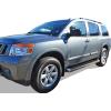 imageAPS Stainless Steel Black Powder Coated 6 inches Running Boards Nerf Bars Side Steps Compatible with Nissan Titan 20042025 Crew Cab Excludes 2016 Models ampamp Titan XD 1625Aluminum Silver