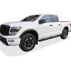 imageAPS Stainless Steel Black Powder Coated 6 inches Running Boards Nerf Bars Side Steps Compatible with Nissan Titan 20042025 Crew Cab Excludes 2016 Models ampamp Titan XD 1625Aluminum Black