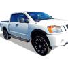 imageAPS Stainless Steel Black Powder Coated 6 inches Running Boards Nerf Bars Side Steps Compatible with Nissan Titan 20042025 Crew Cab Excludes 2016 Models ampamp Titan XD 1625Stainless Steel Black