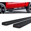 imageAPS iBoard Black Powder Coated 5in Running Boards Nerf Bars Side Steps Compatible with 20072018 Chevy Silverado Sierra ampamp 2019 2500 HD 3500 HD Crew Cab Exclude 07 ClassicInclude 19 1500 LD