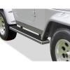 imageAPS Running Boards Nerf Bars Side Steps Step Bars Compatible with Jeep Wrangler 19872006 Stainless Steel Black Powder Coated 5 inchesAluminum Silver