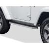imageAPS Running Boards Nerf Bars Side Steps Step Bars Compatible with Jeep Wrangler JK 20072018 2Door Factory Sidesteps or Rock Rails Have to Be Removed Stainless Steel Black Powder Coated 6inPolished