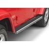imageAPS Running Boards Side Bars Side Steps Step Bars Compatible with Jeep Wrangler JK 20072018 4Door Factory sidesteps or Rock Rails Have to be Removed Silver 4 inches