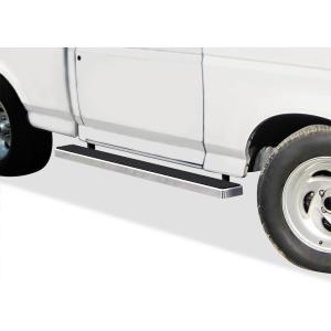 imageAPS Running Boards 6 inches Compatible with Ford FSeries Bronco 19801996 Regular Cab Will Not Fit Factory Reinforced Heavy Duty Frames 304 Stainless Steel Nerf Bars Side Steps Side BarsSilver