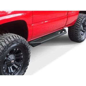 imageAPS 304 Stainless Steel Side Steps Armor Compatible with Chevy Silverado GMC Sierra 1500 2500 19992006 Regular Cab ampamp 2500 HD 3500 0106 ampamp Classic 07 Nerf Bars Side Steps Side Bars