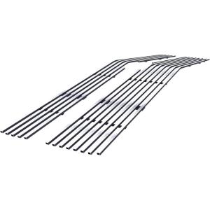 imageAPS Compatible with Chevy Silverado 1500 20142015 Main Upper Stainless Steel SS Chrome Billet Front Grill Grille Insert S18A05956C