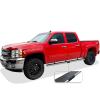 imageAPS 6in 304 Stainless Steel Polished Flat Style Running Boards Side Bars Side Steps Compatible with Chevy Silverado GMC Sierra 1500 2500 3500 20012006 Crew Cab ampamp Classic 07Stainless Steel Polished