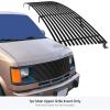 imageAPS Compatible with Chevy Astro Van ampamp GMC Safari Van 19851994 Main Upper Stainless Steel SS Black Billet Front Grill Grille Insert S18H30158C