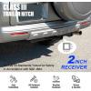 imageAPS Rear Trailer Hitch 2 inch Towing Hitch Receiver Class 3 Hitch Cover Included Compatible with Honda CRV 20022006