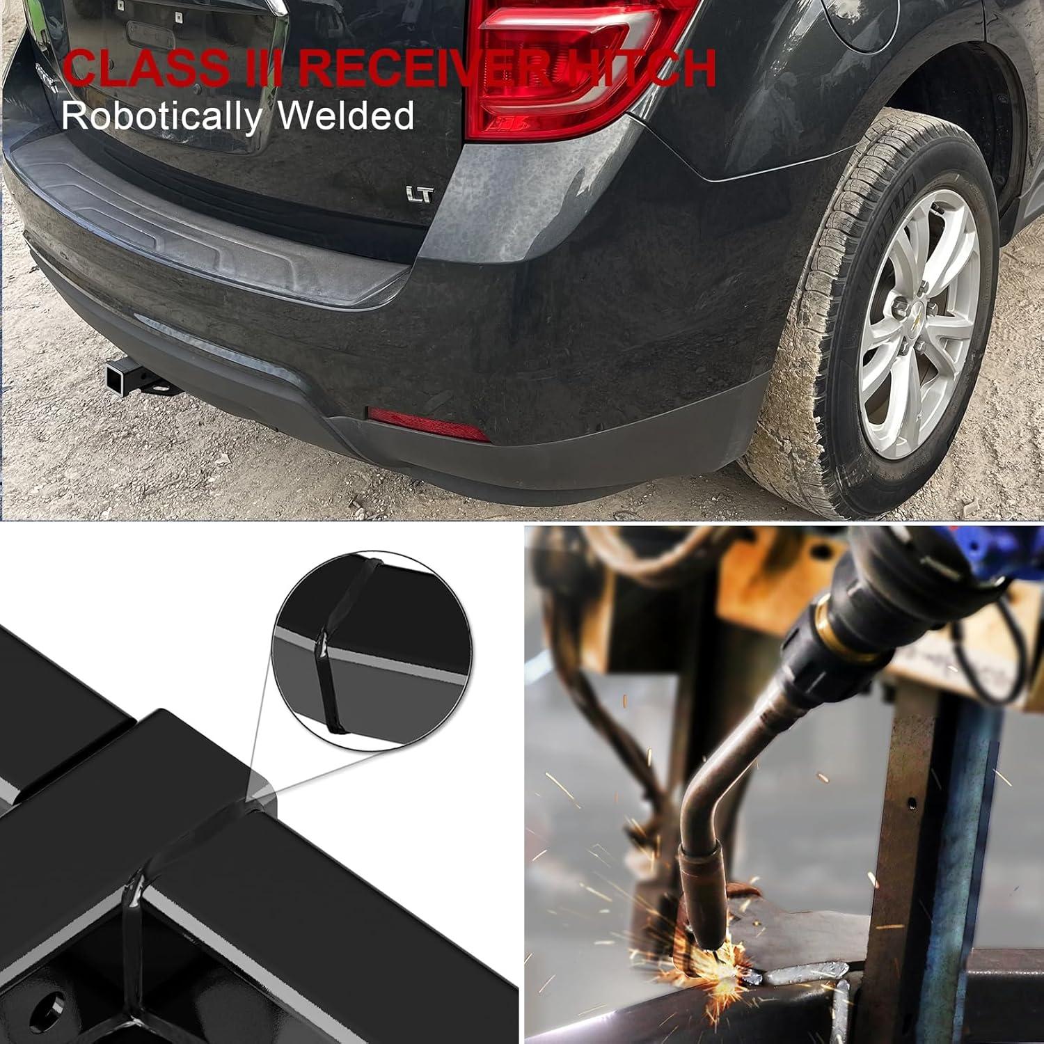 imageAPS Rear Towing Hitch Receiver Class 3 Trailer Hitch Compatible with Chevrolet Equinox 20052017