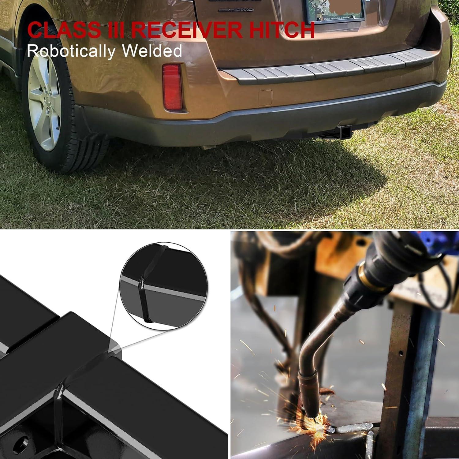 imageAPS Rear Towing Hitch Receiver Class 3 Trailer Hitch Compatible with Subaru Legacy 20152019