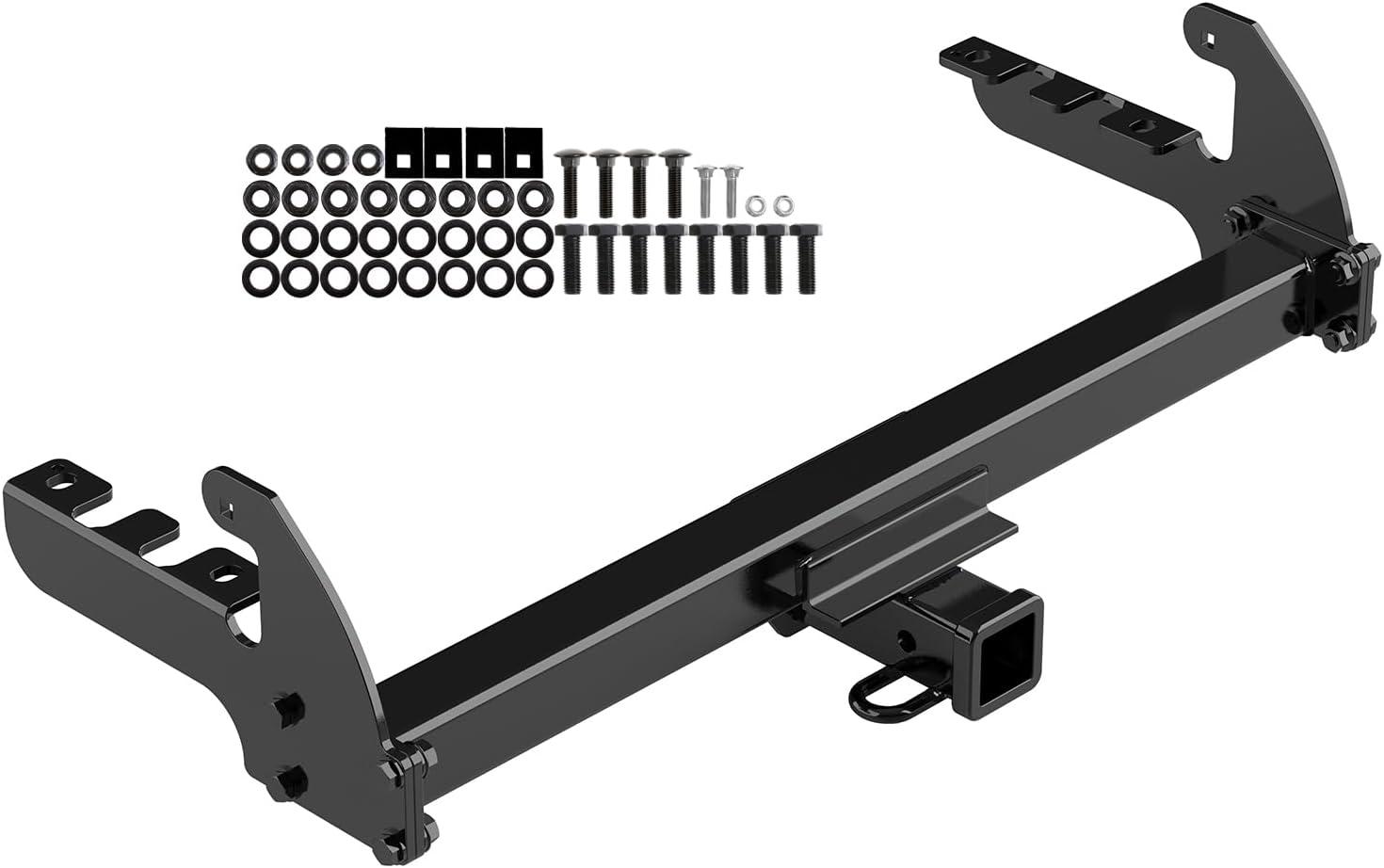 imageAPS Rear Trailer Hitch 2 inch Towing Hitch Receiver Class 3 Hitch Cover Included Compatible with Dodge Dakota 19872004