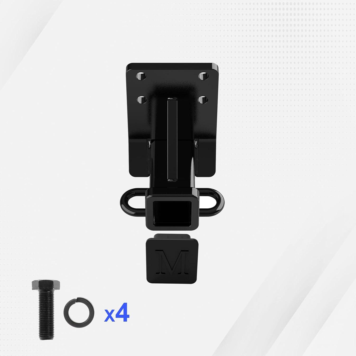 imageAPS Rear Trailer Hitch 2 inch Towing Hitch Receiver Class 3 Hitch Cover Included Compatible with Mitsubishi Montero 19922000