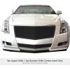 imageAPS Compatible with Cadillac CTS 20082013 ampamp 1114 CTS Coupe Main Upper Lower Bumper Stainless Steel Chrome Mesh Front Grill Grille Insert Combo A77768TBlack